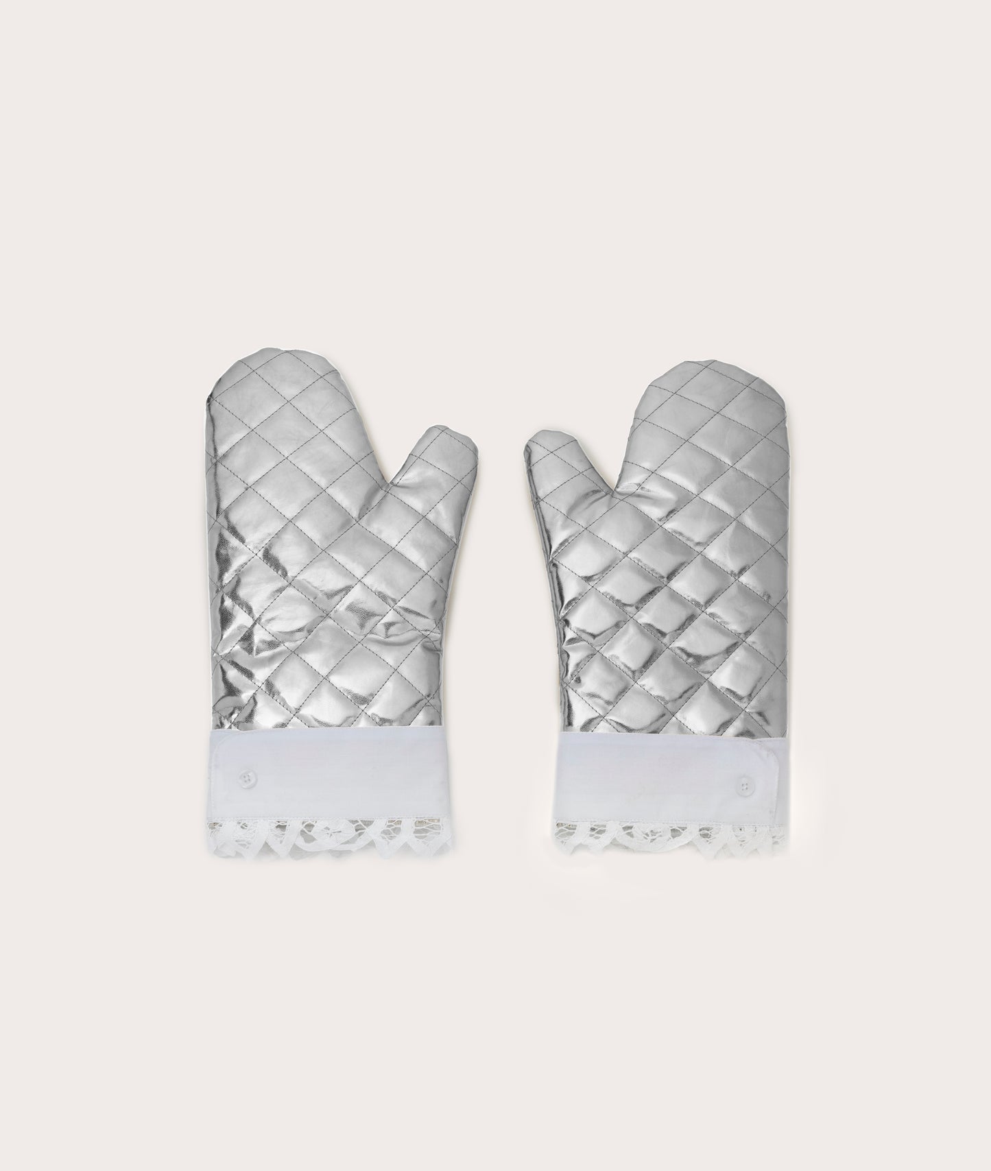 Oven Gloves, Metallic