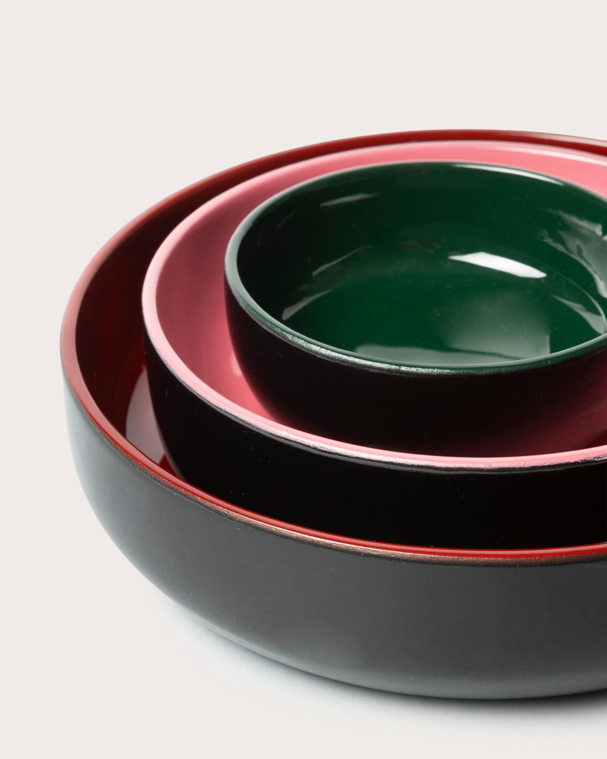 Nesting Bowl Trio, Lacquer