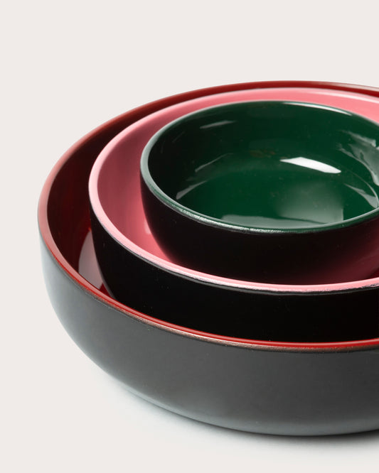 Nesting Bowl Trio, Lacquer