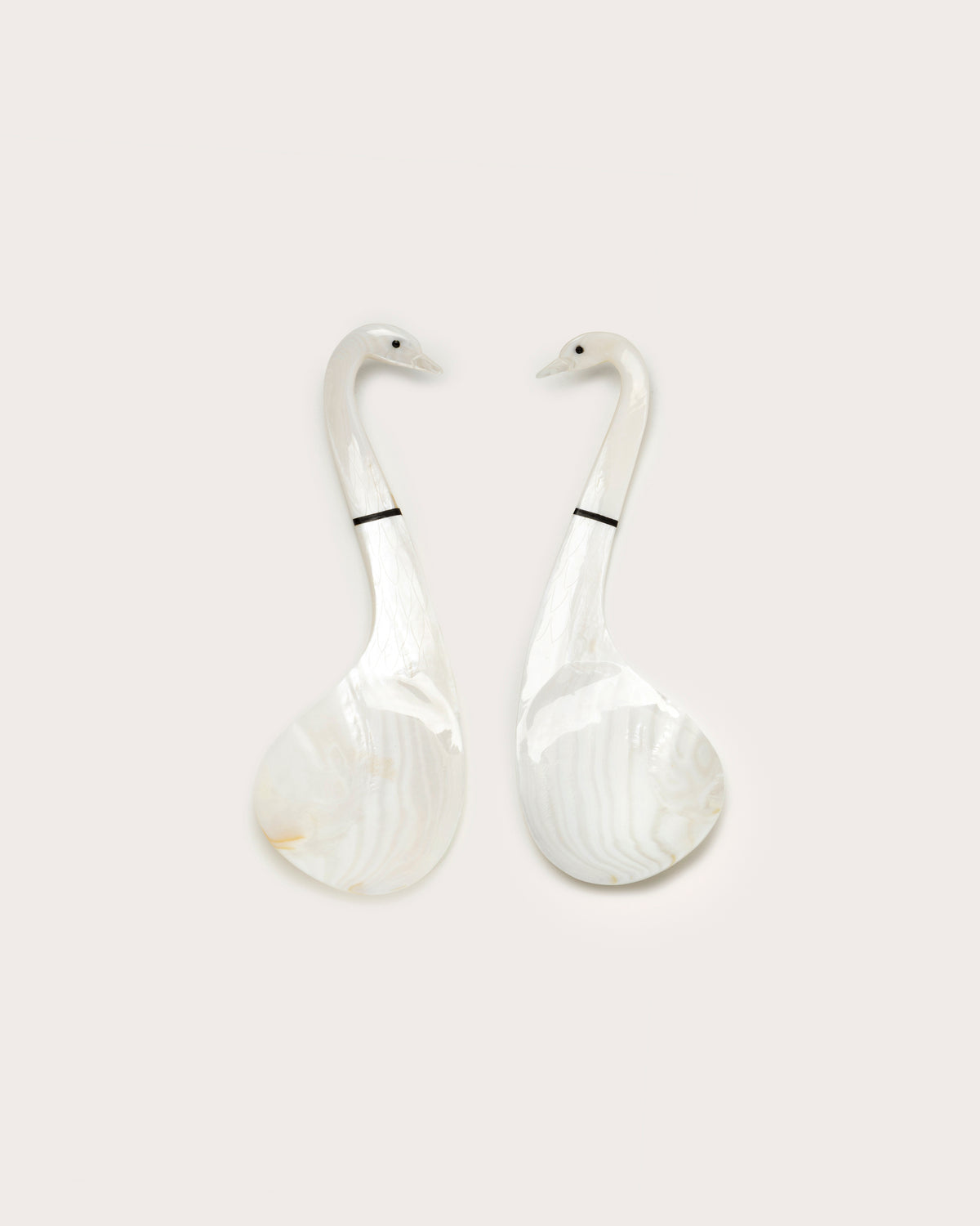 Serving Spoons, Swan - Pair