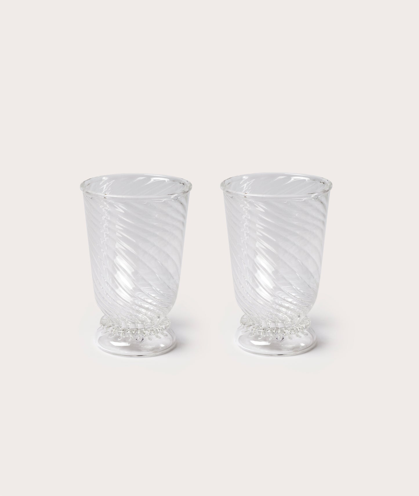 Spiral Drinking Glass - Pair