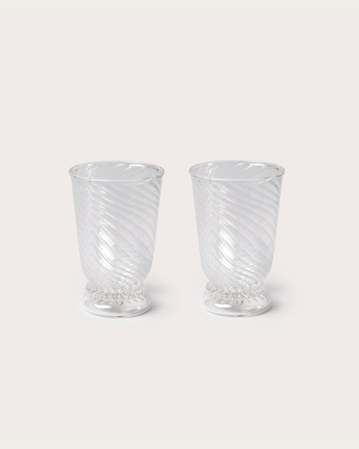 Spiral Drinking Glass - Pair
