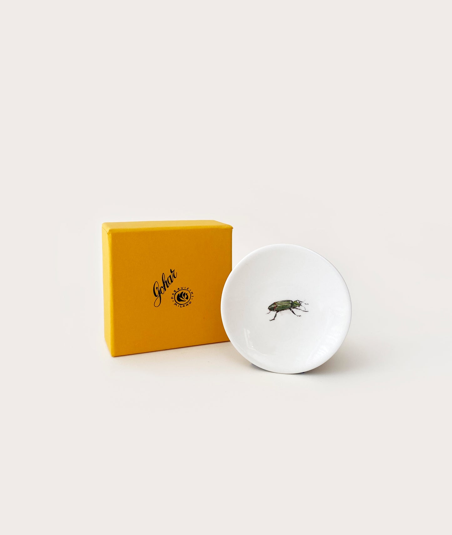 Tiny Plate with Bug Trompe L'oeil