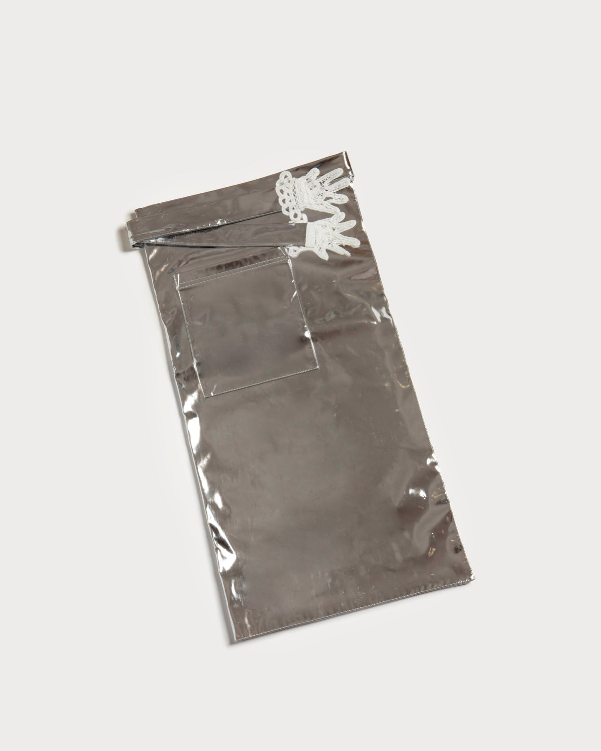 Lace Hands Apron, Metallic