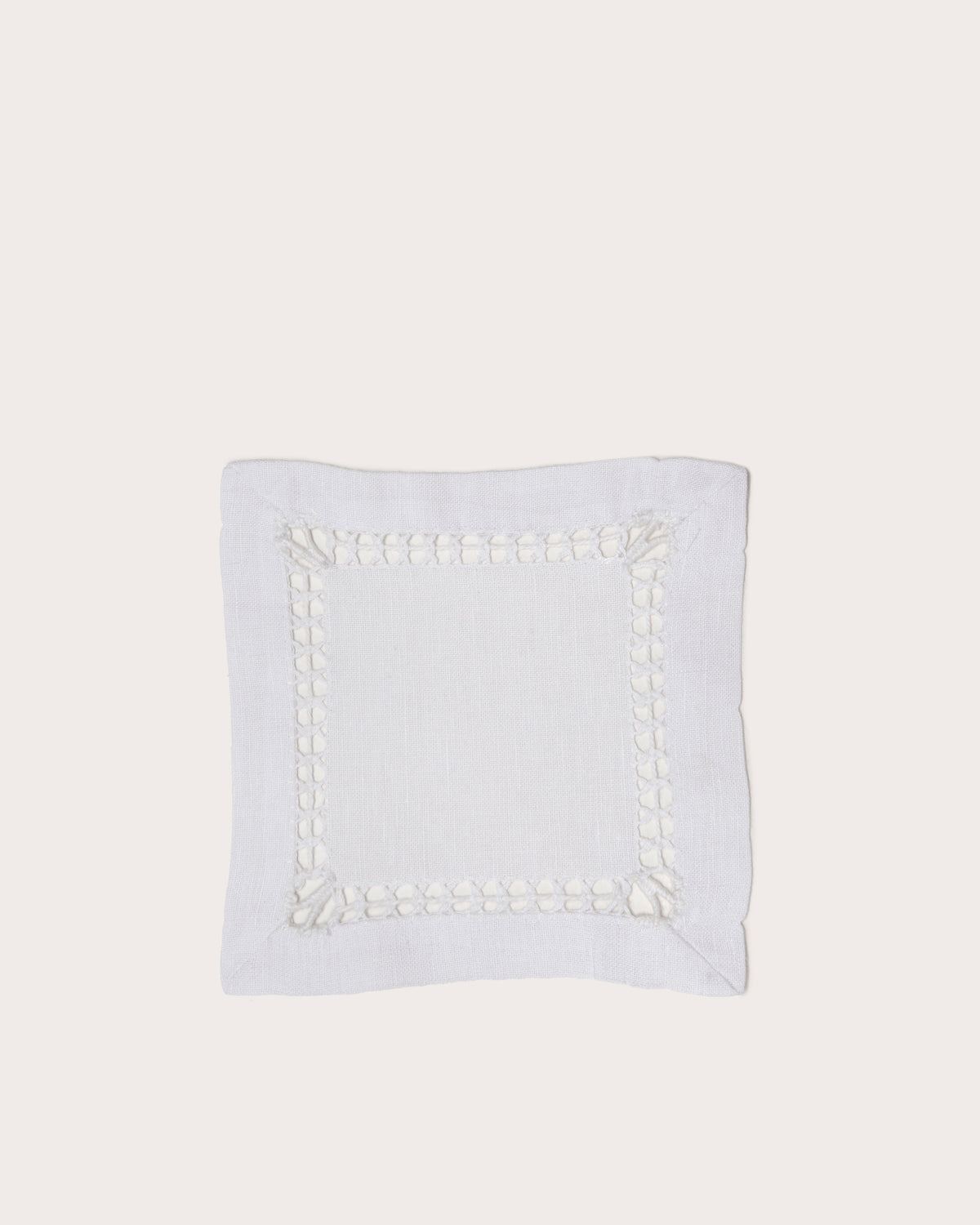 Cocktail Napkins, À Jour Stitch