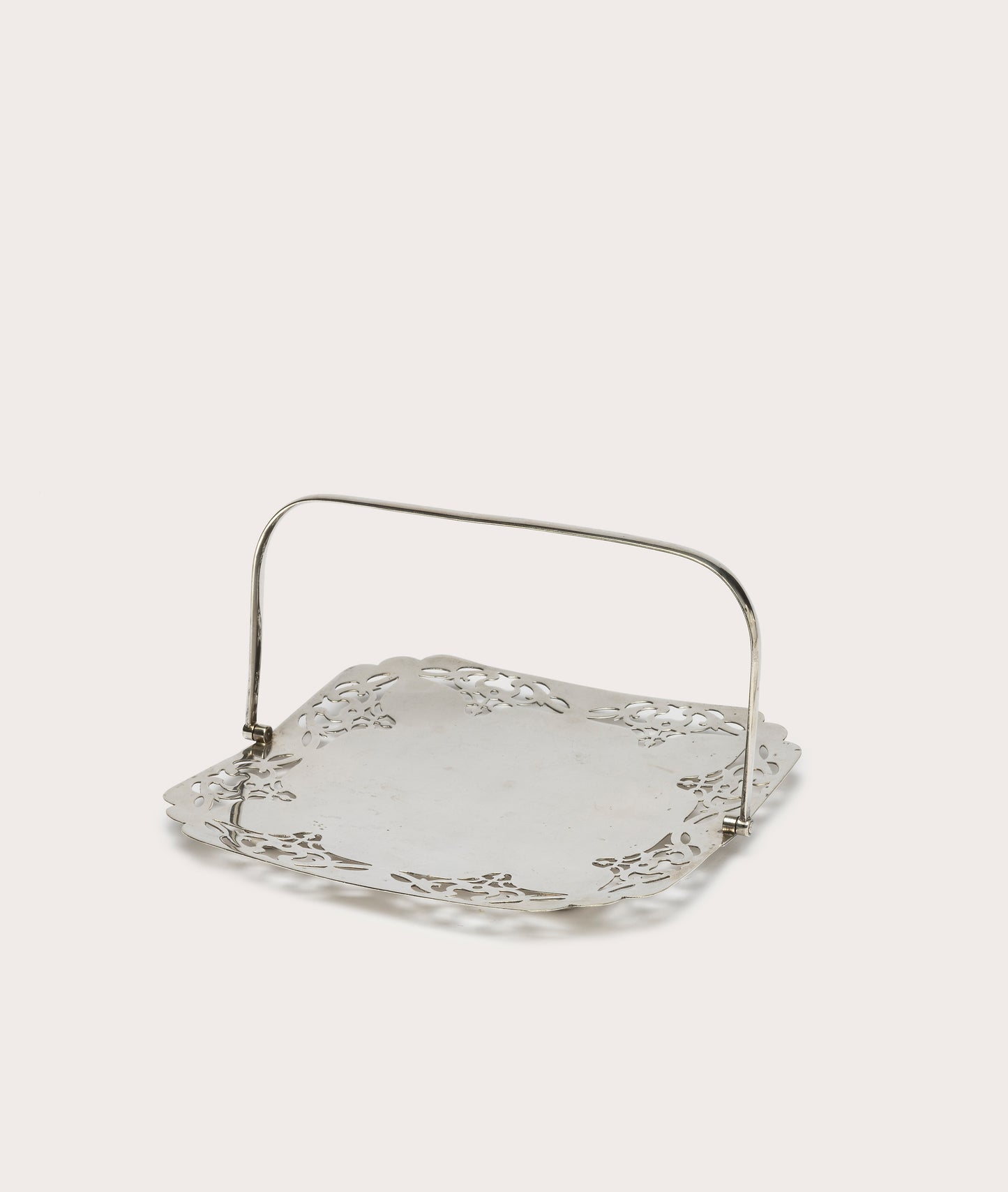 Silver Doily Pastry Tray