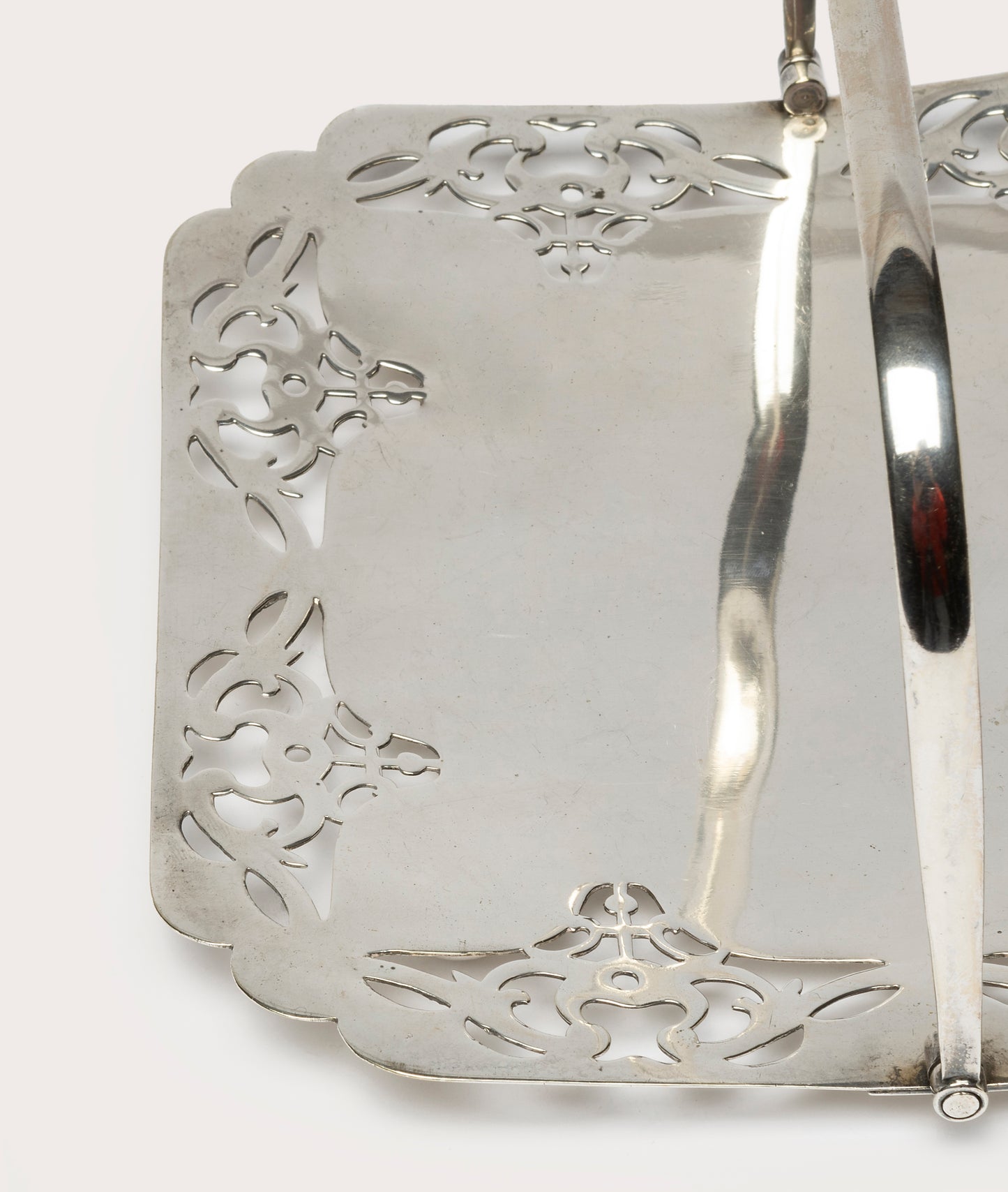 Silver Doily Pastry Tray