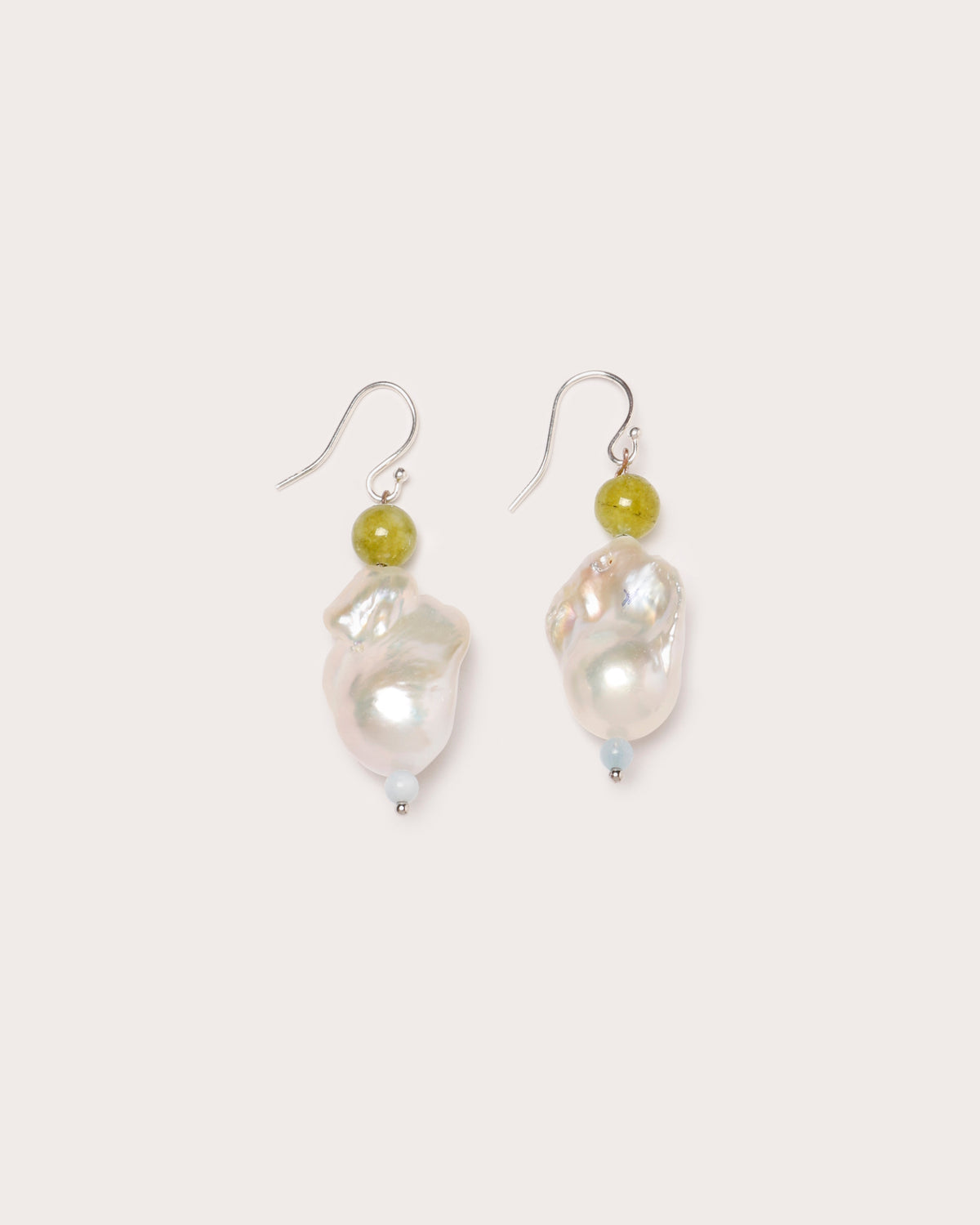 Baroque Pearl & Stone Earrings, Gohar World