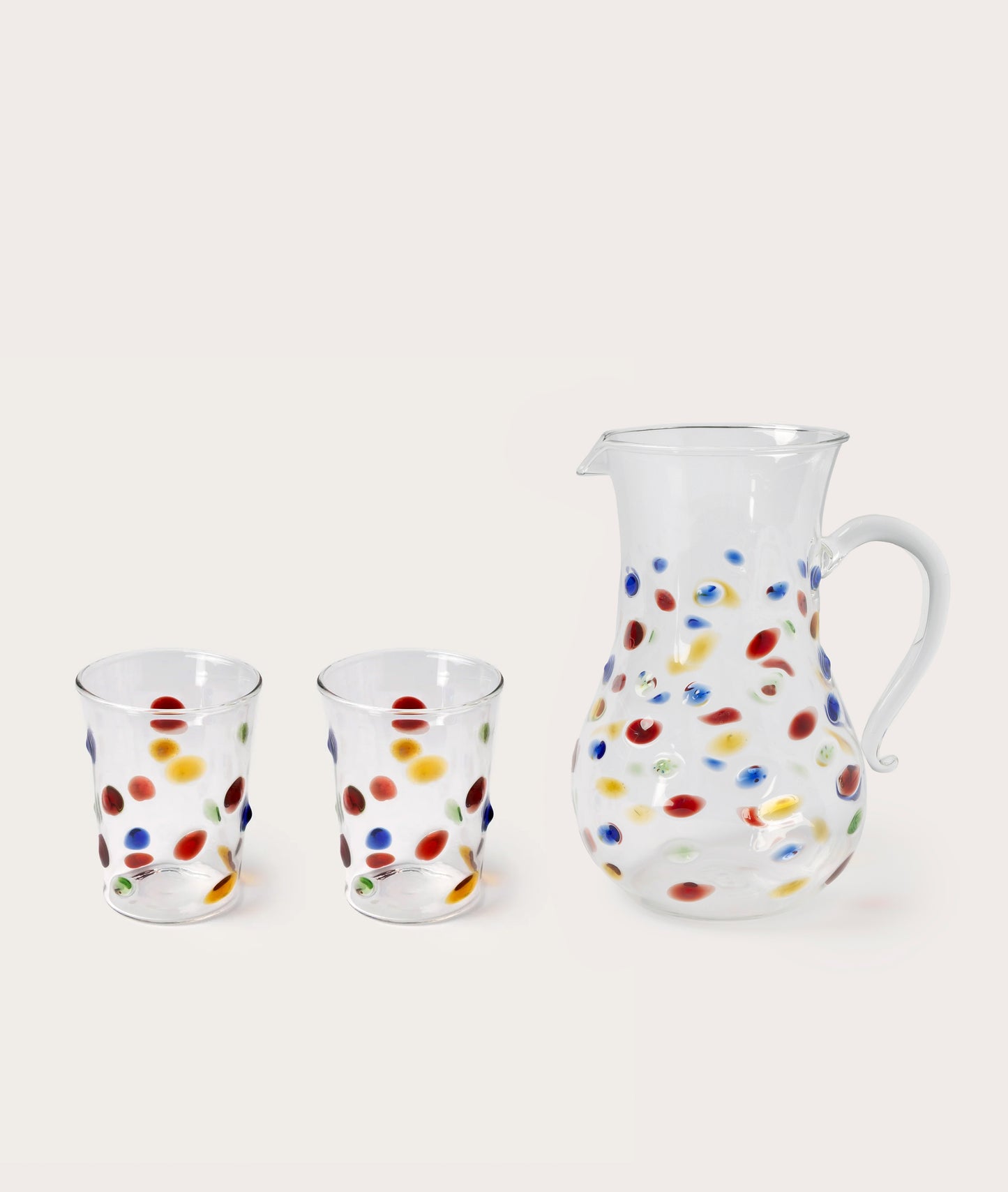 Egyptian Jug & Glasses - Set II Three Piece Set