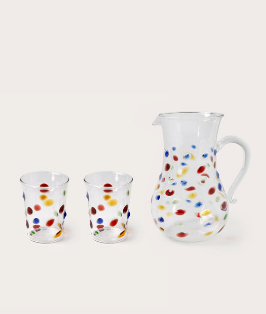 Egyptian Jug & Glasses - Set II Three Piece Set