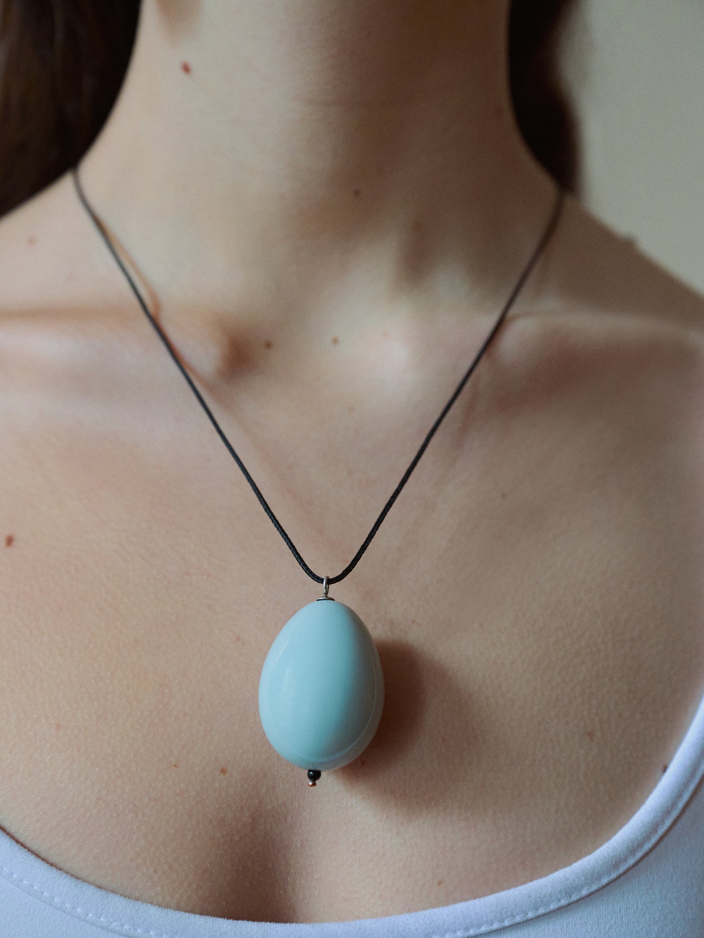 Host Pendant, Egg - Blue