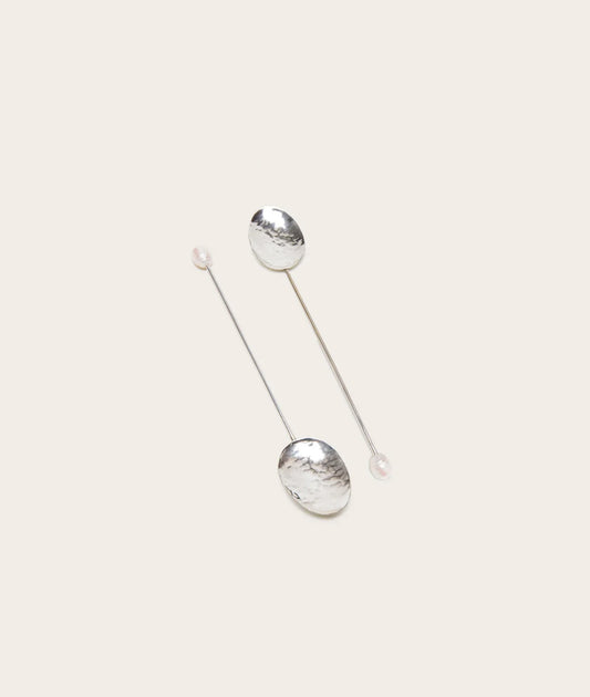 Ice Cream Spoons, Pearl - Pair