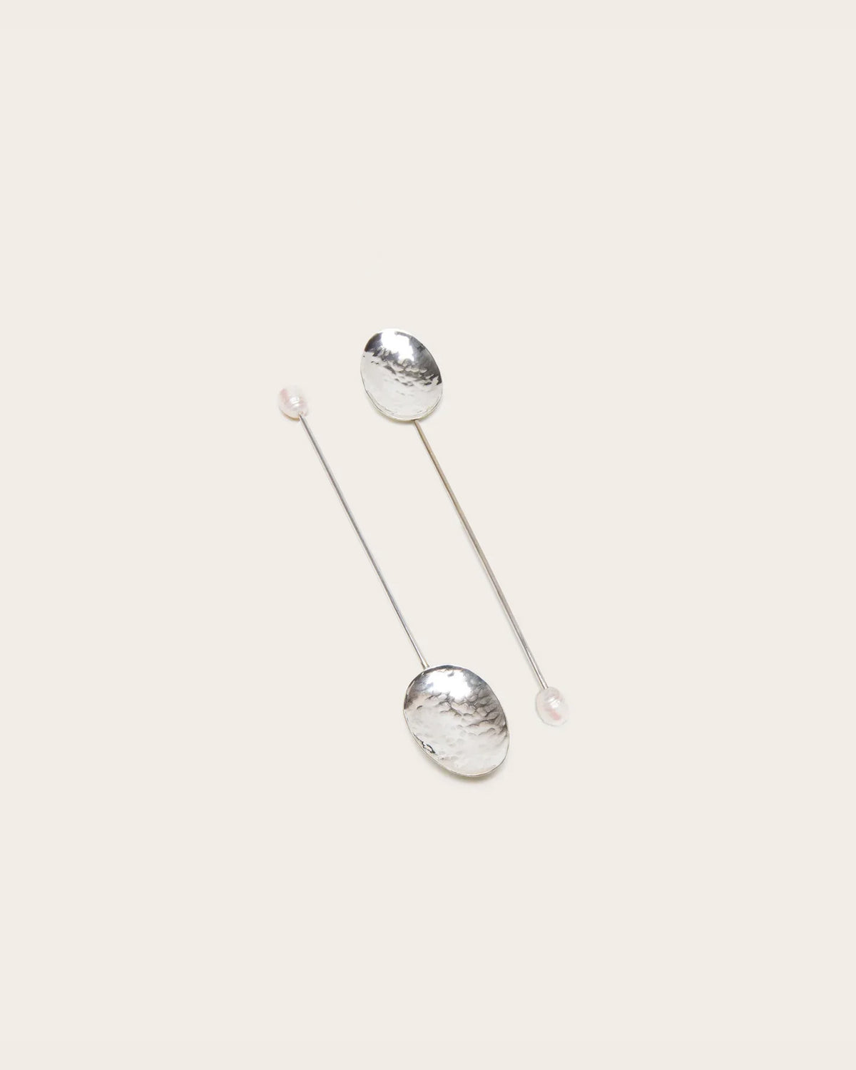 Ice Cream Spoons, Pearl - Pair
