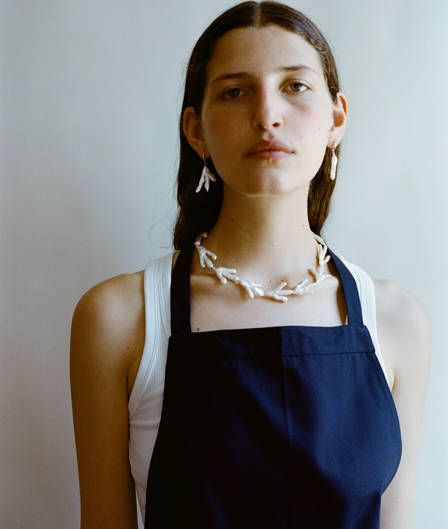 Host Earrings, Chicken Foot Pearls