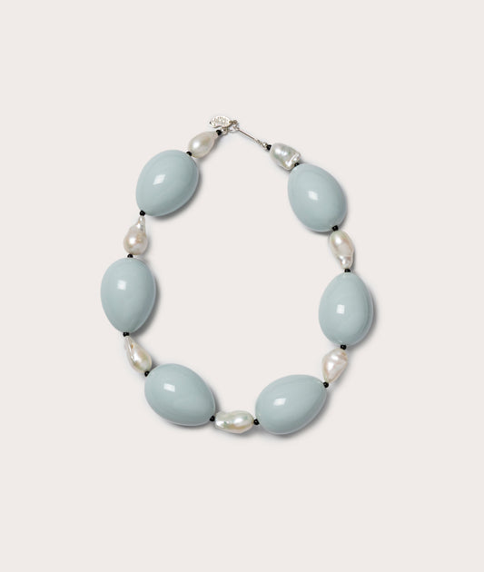 Host Necklace, Egg - Blue