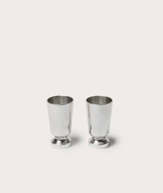 Miniature Silver Cups, Set of Two