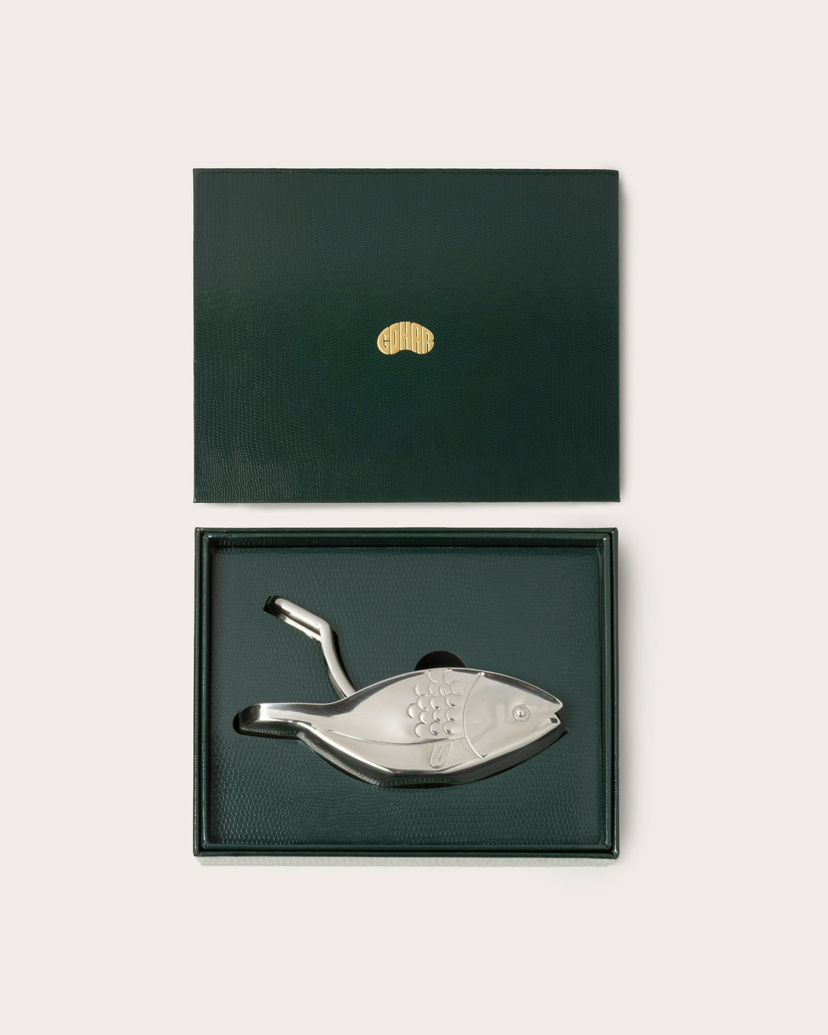 Fish-shaped stainless steel lemon squeezer, Gohar World
