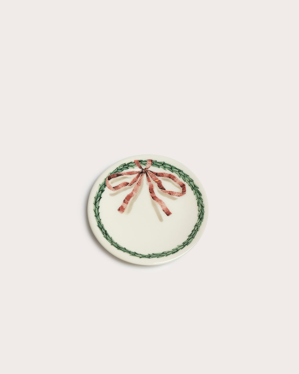 Tiny Plate, Bow & Garland