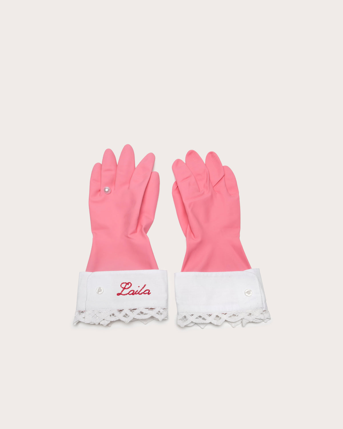 Personalized Host Gloves, Pink