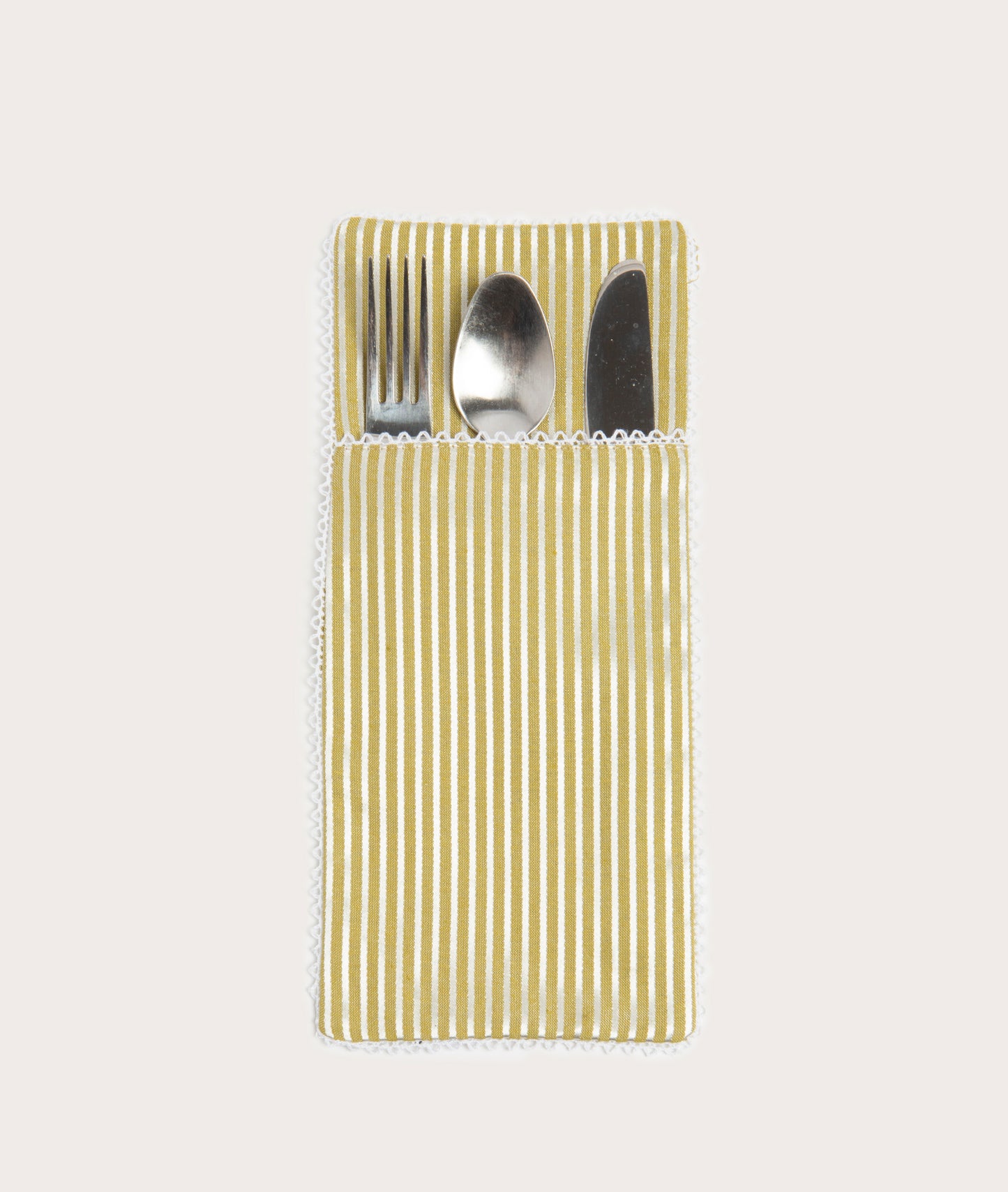 Cutlery Pouch, Opaline - Pair