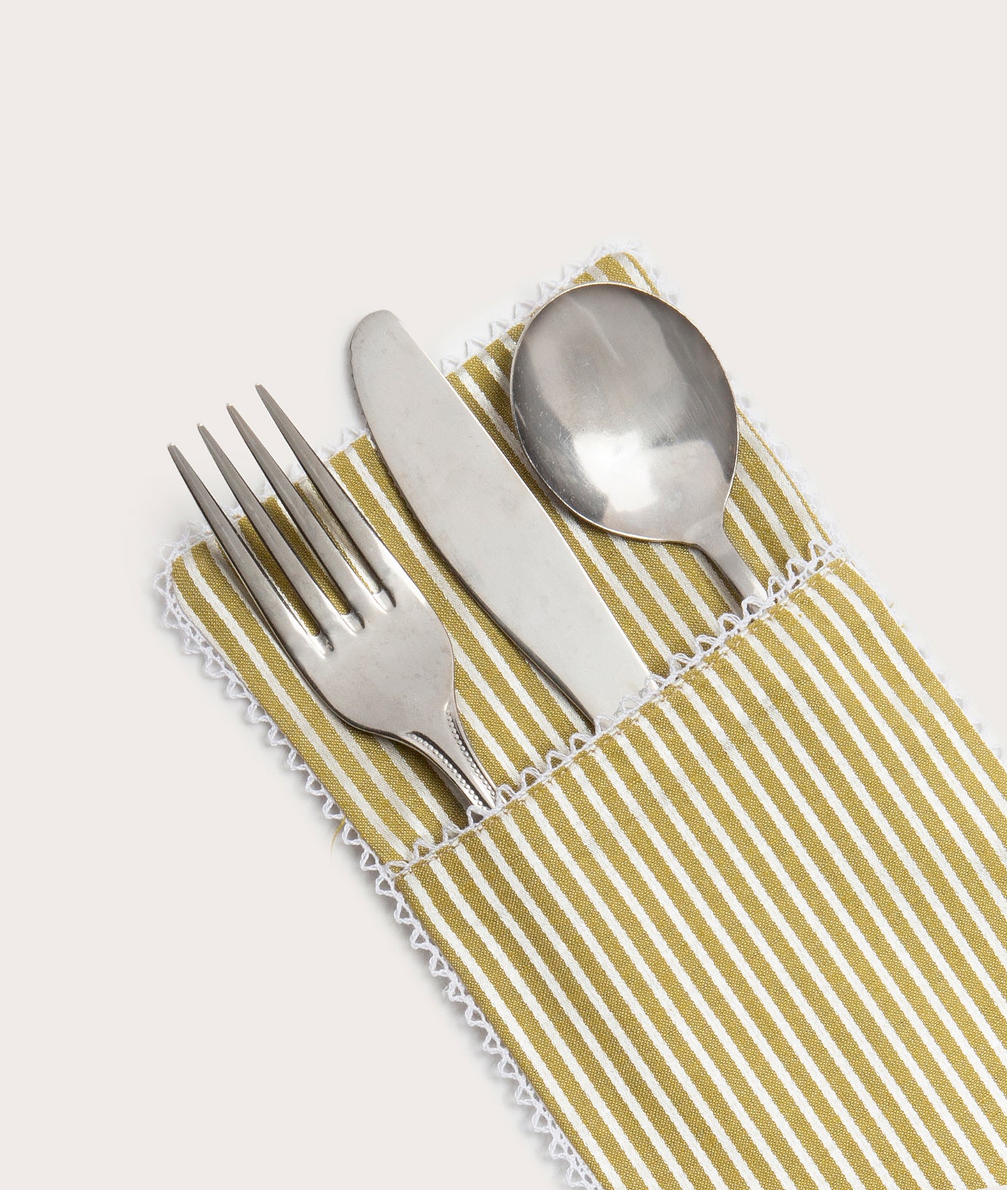 Cutlery Pouch, Opaline - Pair