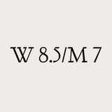 W 8.5/M 7