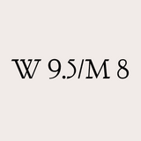 W 9.5/M 8