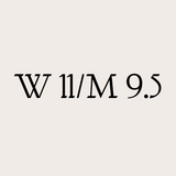 W 11/M 9.5