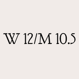 W 12/M 10.5