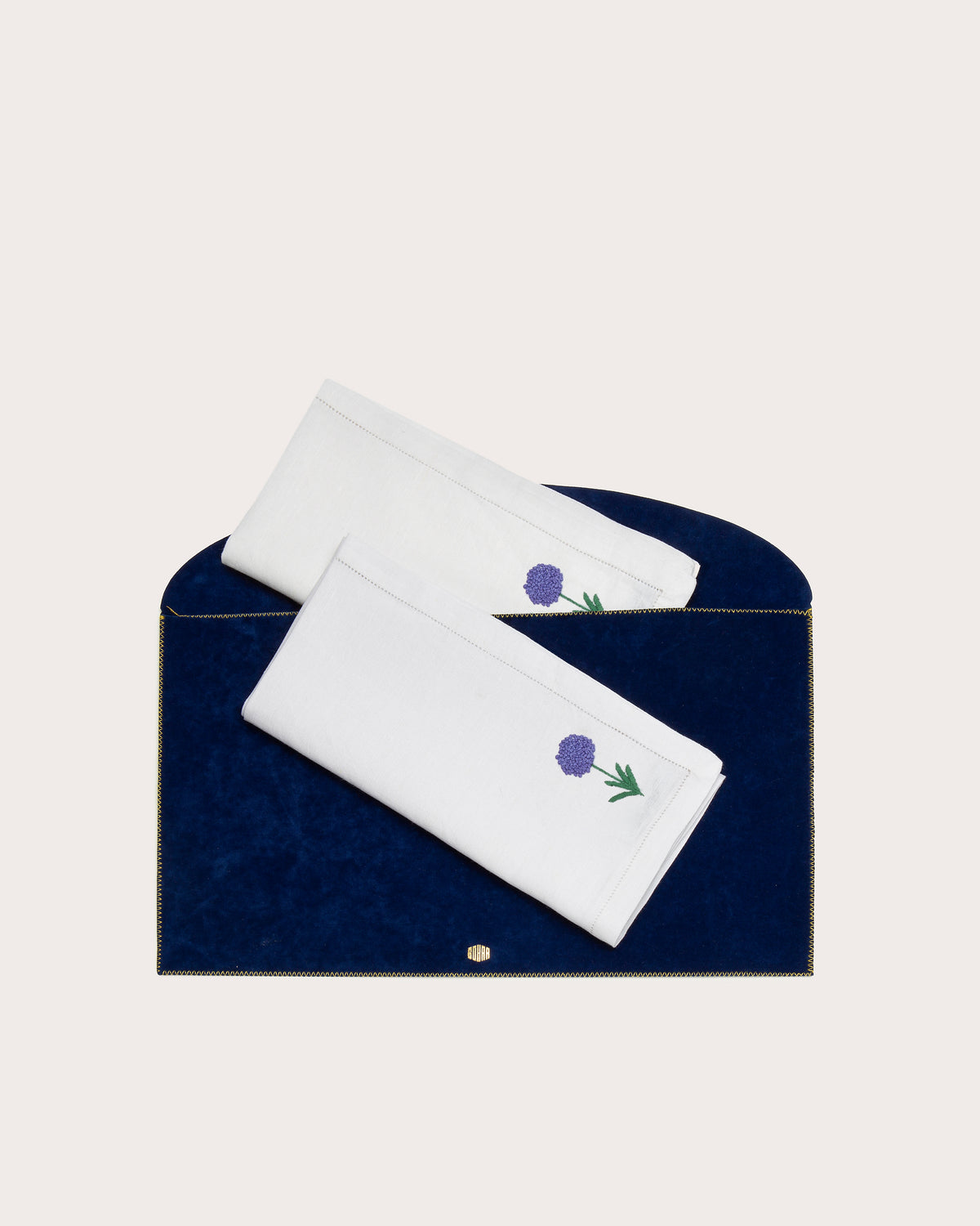 Dinner Napkin, Á Jour & Flora Embroidery
