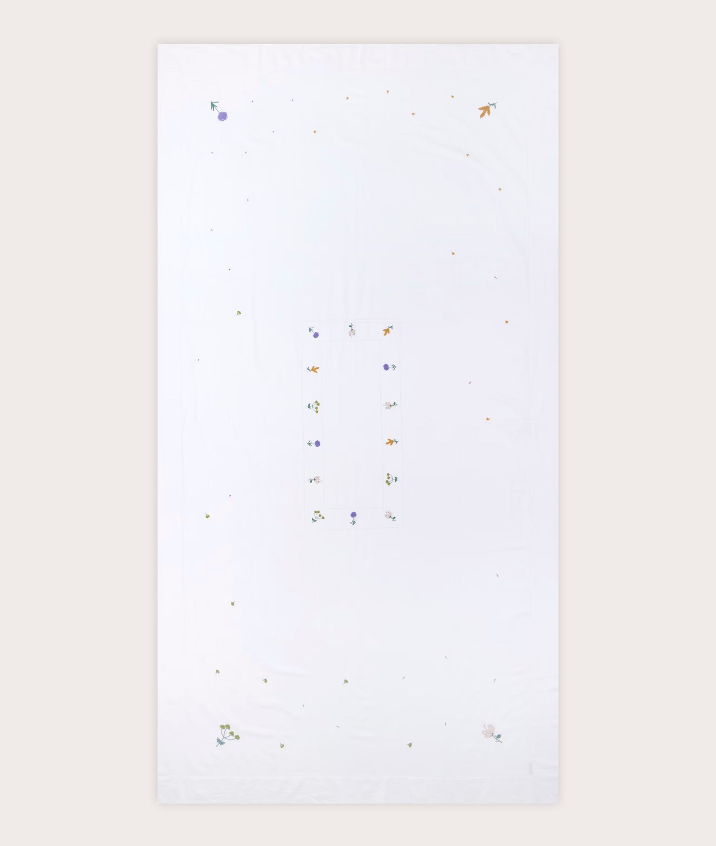 Tablecloth,  Á Jour & Flora Embroidery