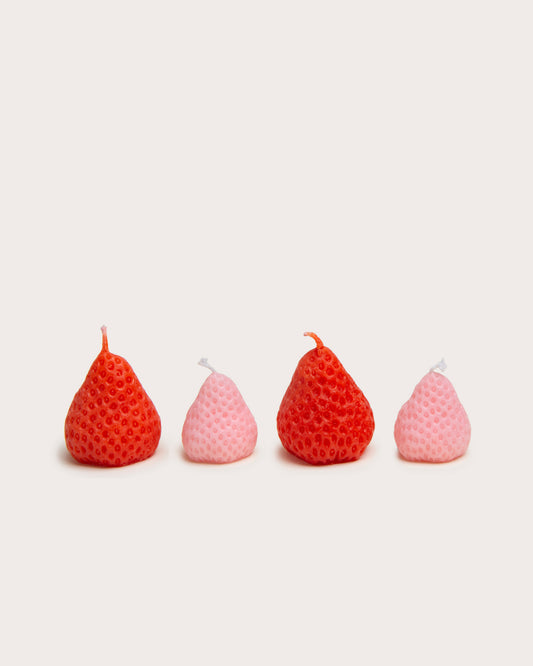 Candle, Strawberries