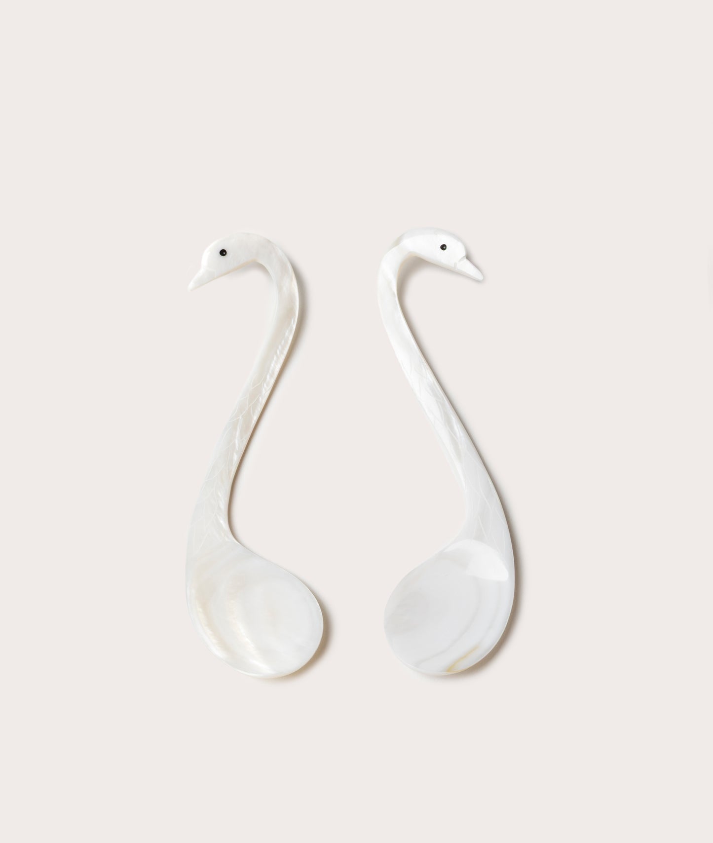 Swan Spoon Duet, Mother of Pearl